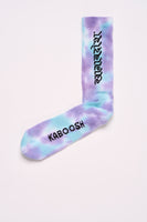 Load image into Gallery viewer, Socks - Hindi - Purple and sky blue - one size - Unisex