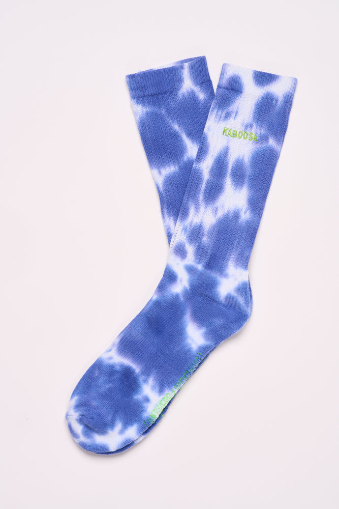 Load image into Gallery viewer, Socks - KABOOSH - Bright blue tie dye - one size - Unisex