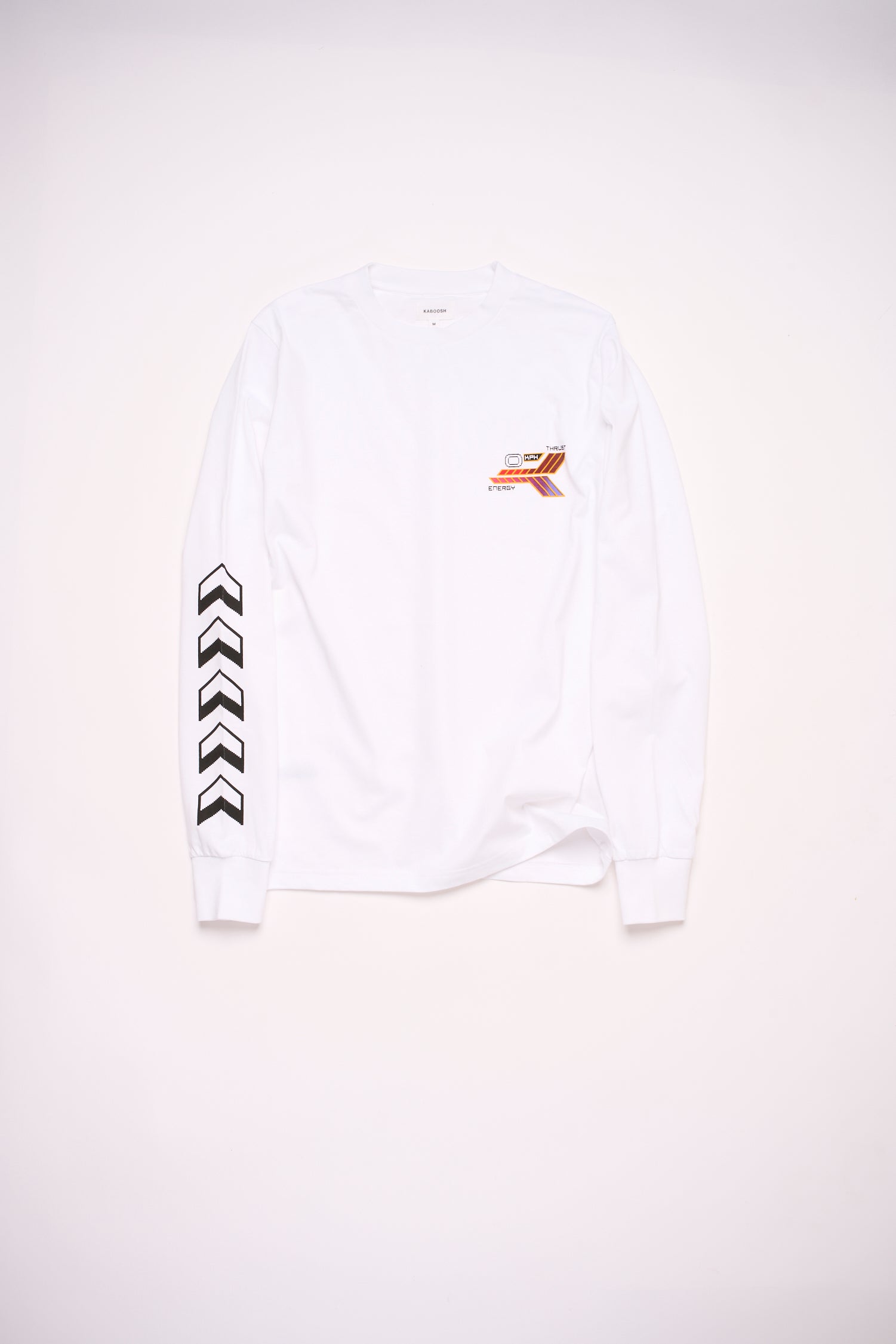 Wipeout - full sleeve - white - Unisex